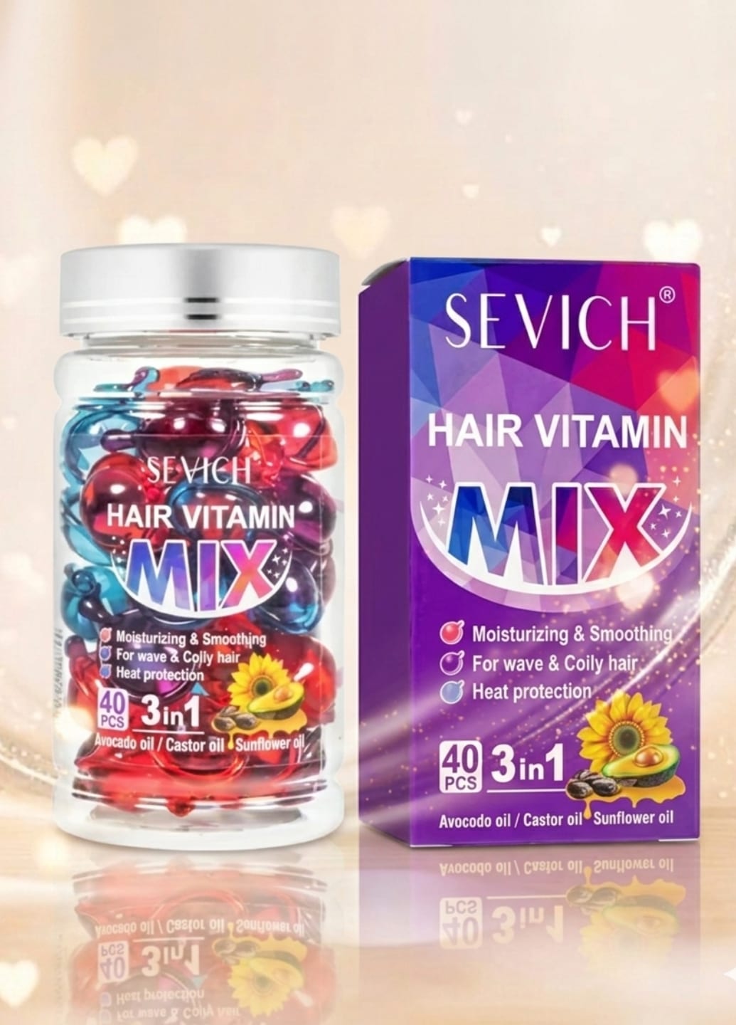Капсули для волосся мікс вітамінний комплекс Hair Vitamin Mix