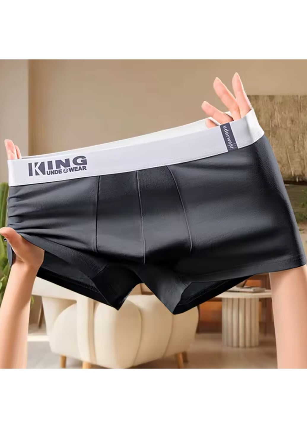 Чоловічі бавовняні труси боксери King Comfort
