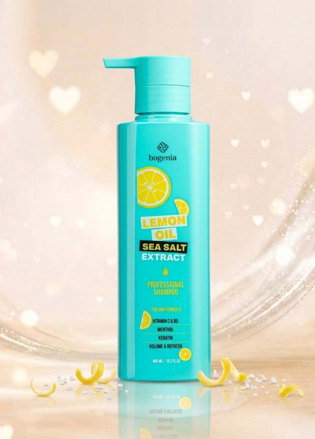 Шампунь для волосся з екстрактом морської солі та олією лимона Lemon Oil Sea Salt Shampoo BG440 №001